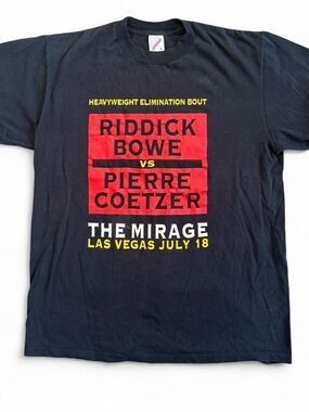 Riddick Bowe vs. Pierre Coetzer 1992 Heavyweight Boxing Match Shirt
